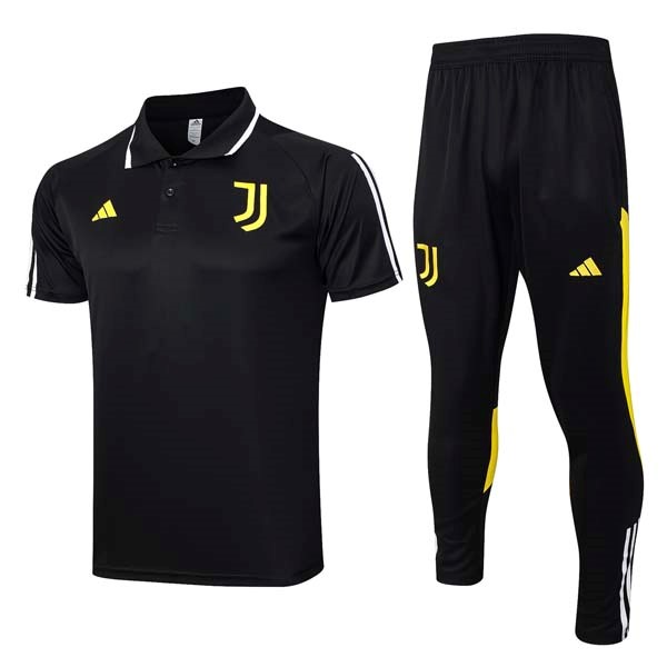 Polo Juventus Conjunto Completo 2023-24 Negro